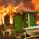 A home burning in Shasta, California on July 27th.
